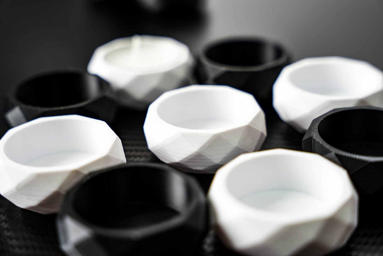 Geometryczne pojemniki na Świeczkę – 5sztuk - Stylowy Akcent do Twojego Wnętrza - obrazek 5