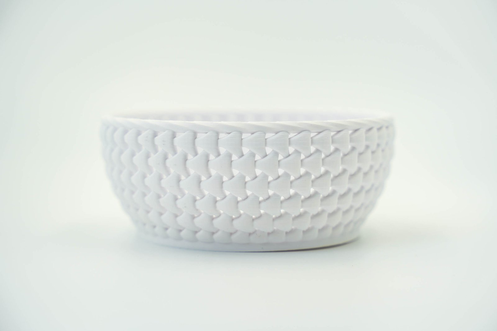 Dekoracyjna Miska/Kosz 3D – Biała - obrazek 2