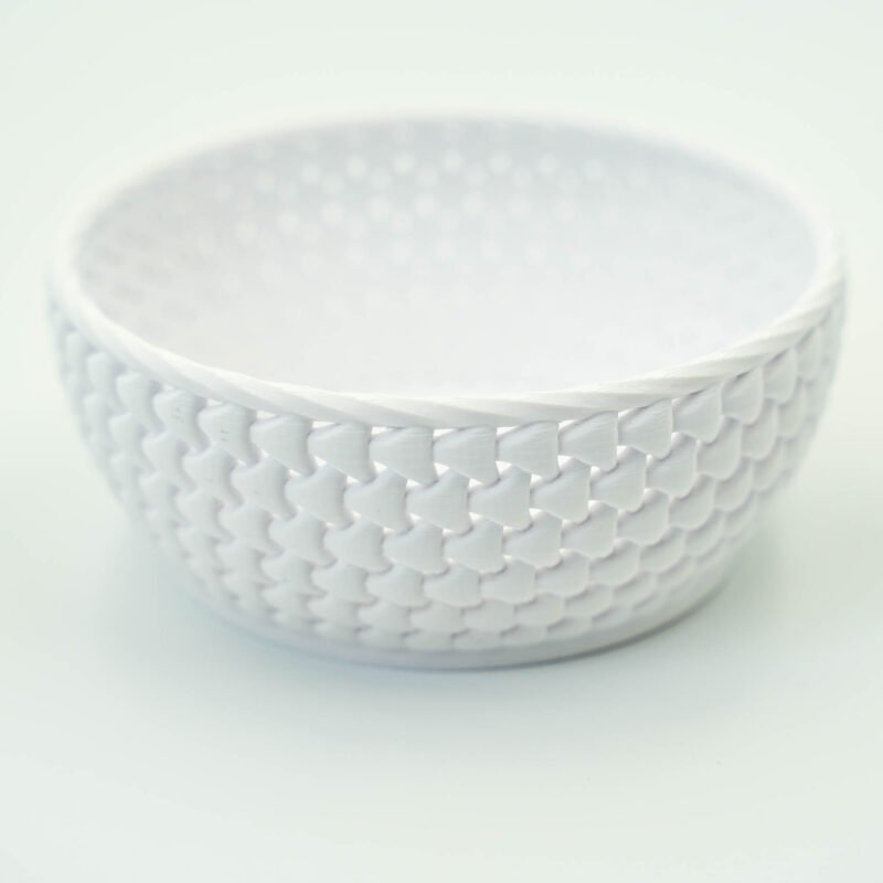 Dekoracyjna Miska/Kosz 3D – Biała