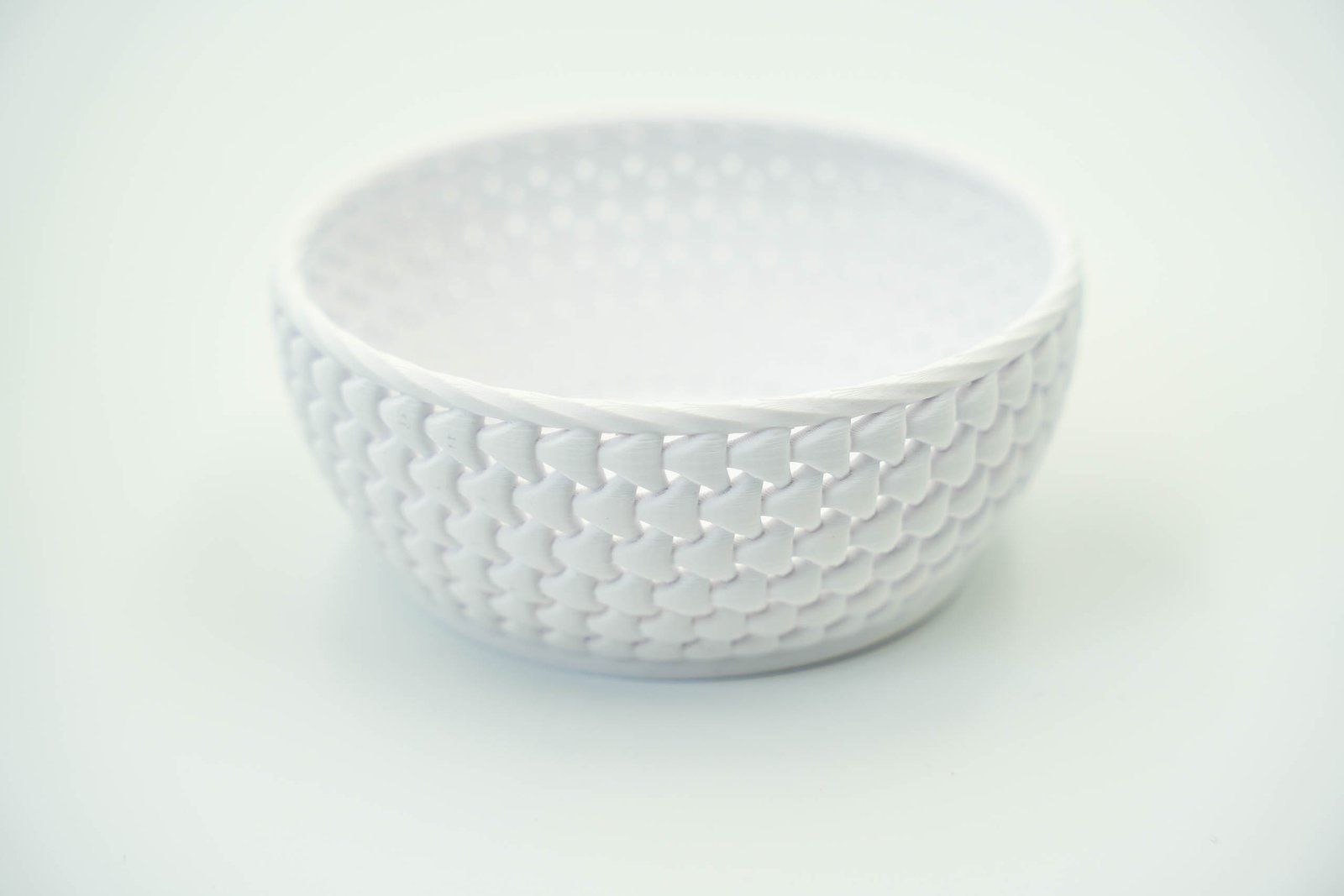 Dekoracyjna Miska/Kosz 3D – Biała