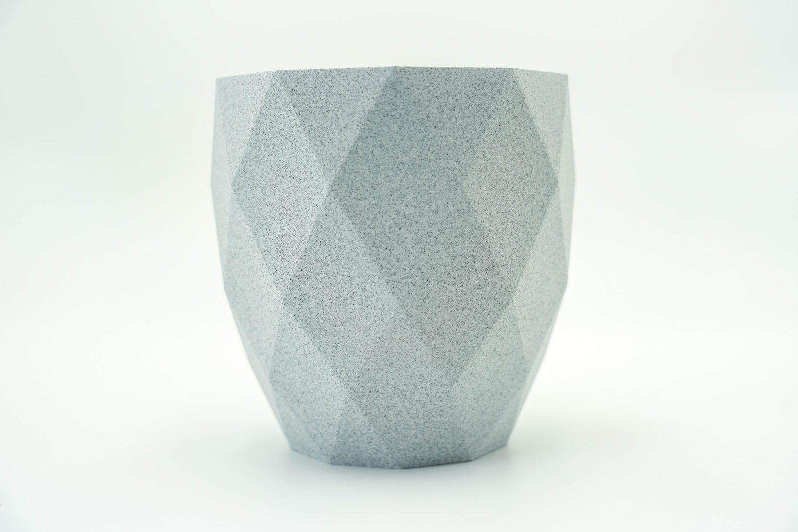 legancka Donica Geometryczna 3D – Nowoczesny Design i Wysoka Trwałość - Marmur - obrazek 3