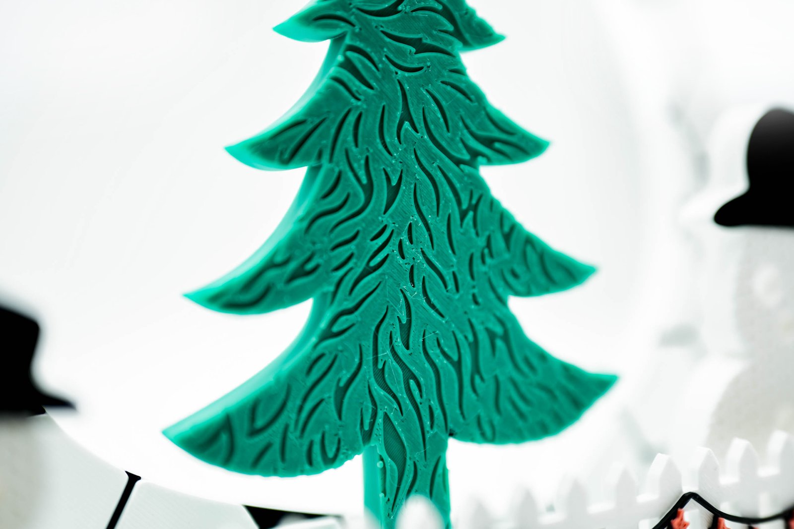 Modułowa Dekoracja Świąteczna 3D – Podświetlana – Choinka + Bałwany | Zestaw - obrazek 5