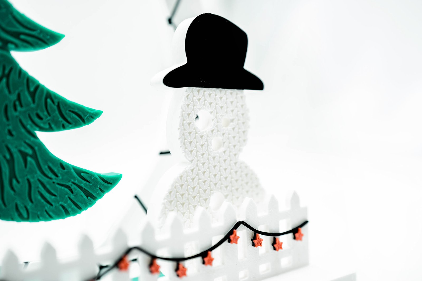 Modułowa Dekoracja Świąteczna 3D – Podświetlana – Choinka + Bałwany | Zestaw - obrazek 6