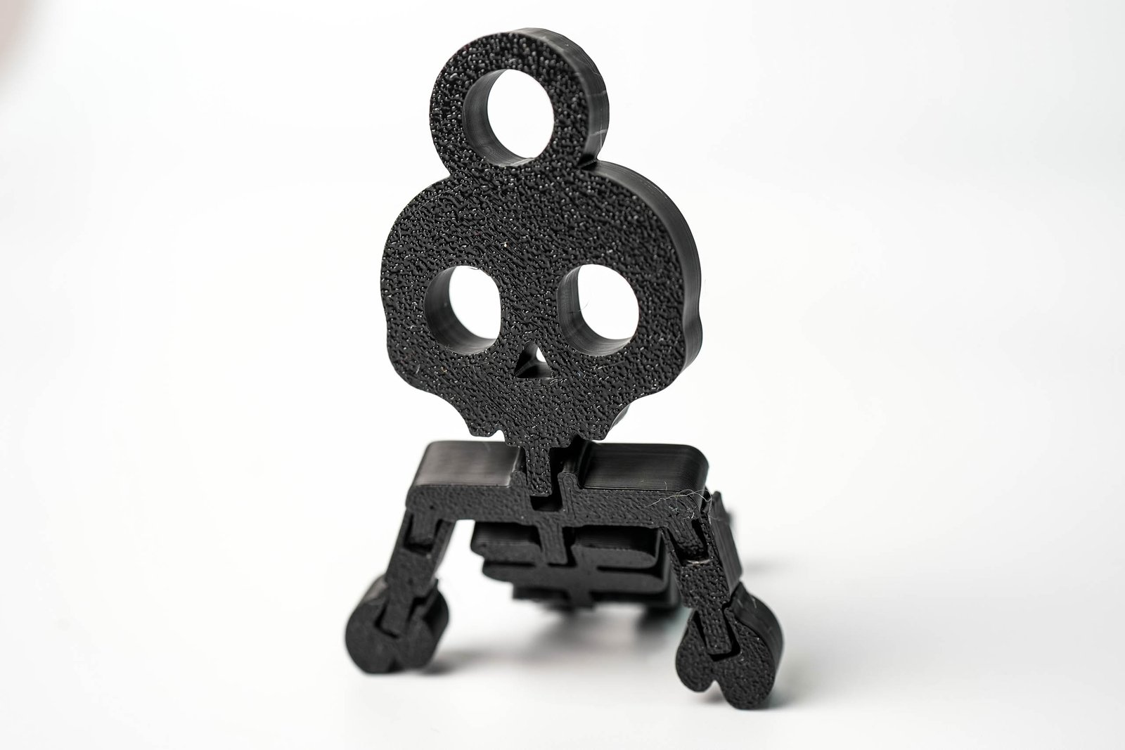 Ruchomy Szkieletor 3D – brelok z charakterem! Kolor - Black! - obrazek 3