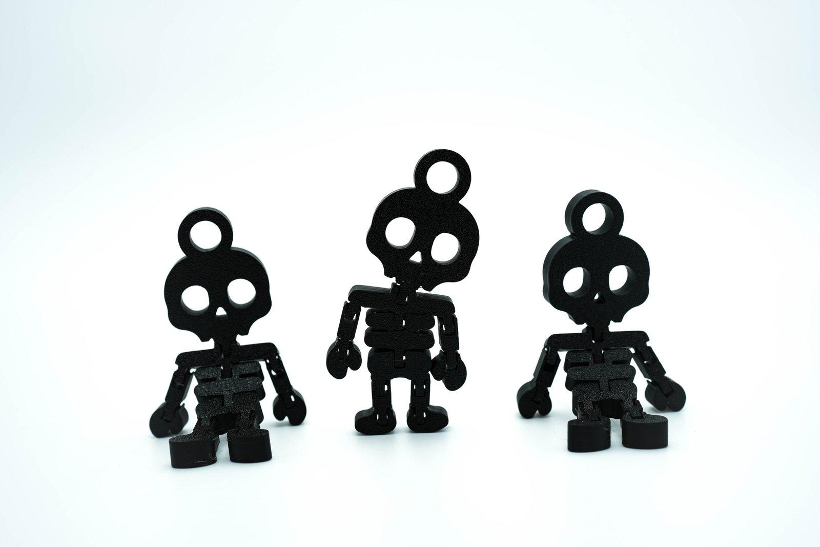 Ruchomy Szkieletor 3D – brelok z charakterem! Kolor - Black!