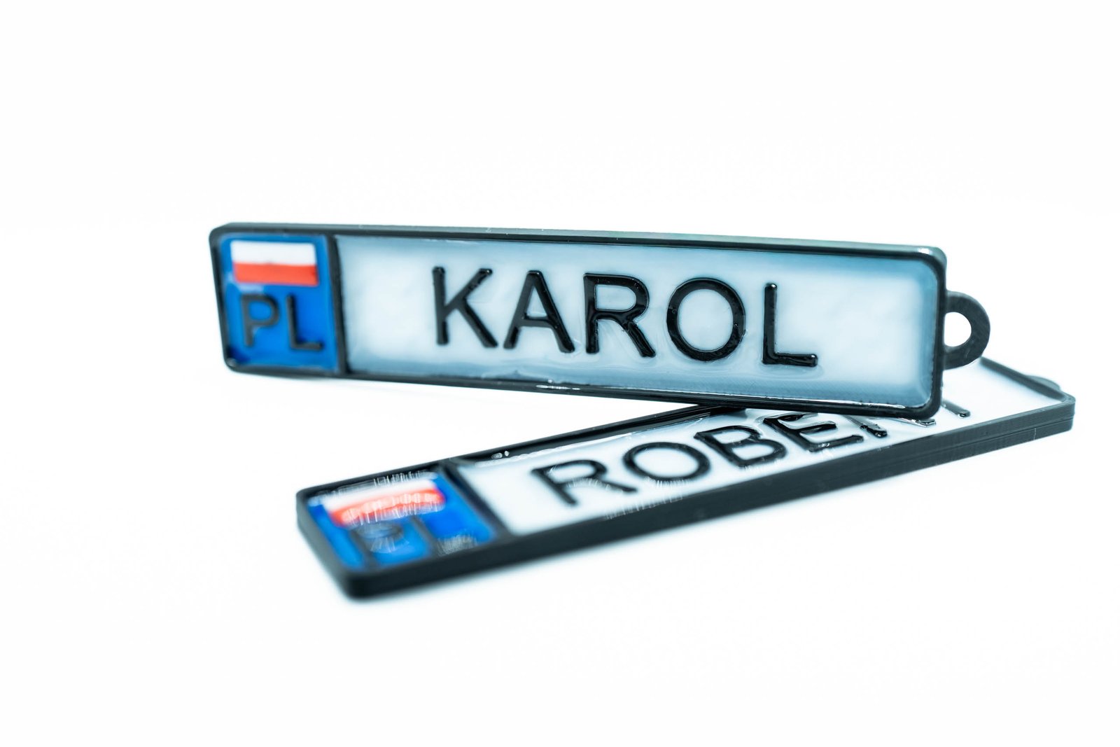 Personalizowany brelok | Tablica rejestracyjna | Druk 3D + Żywica UV - obrazek 11