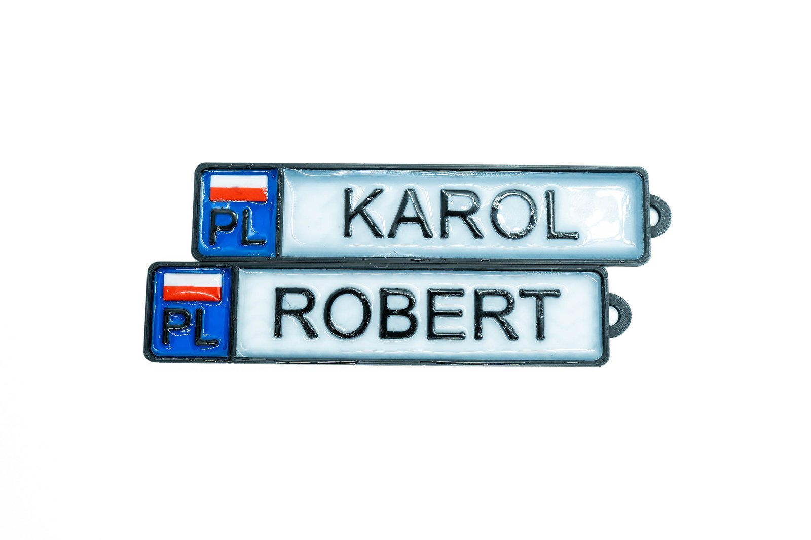 Personalizowany brelok | Tablica rejestracyjna | Druk 3D + Żywica UV - obrazek 8