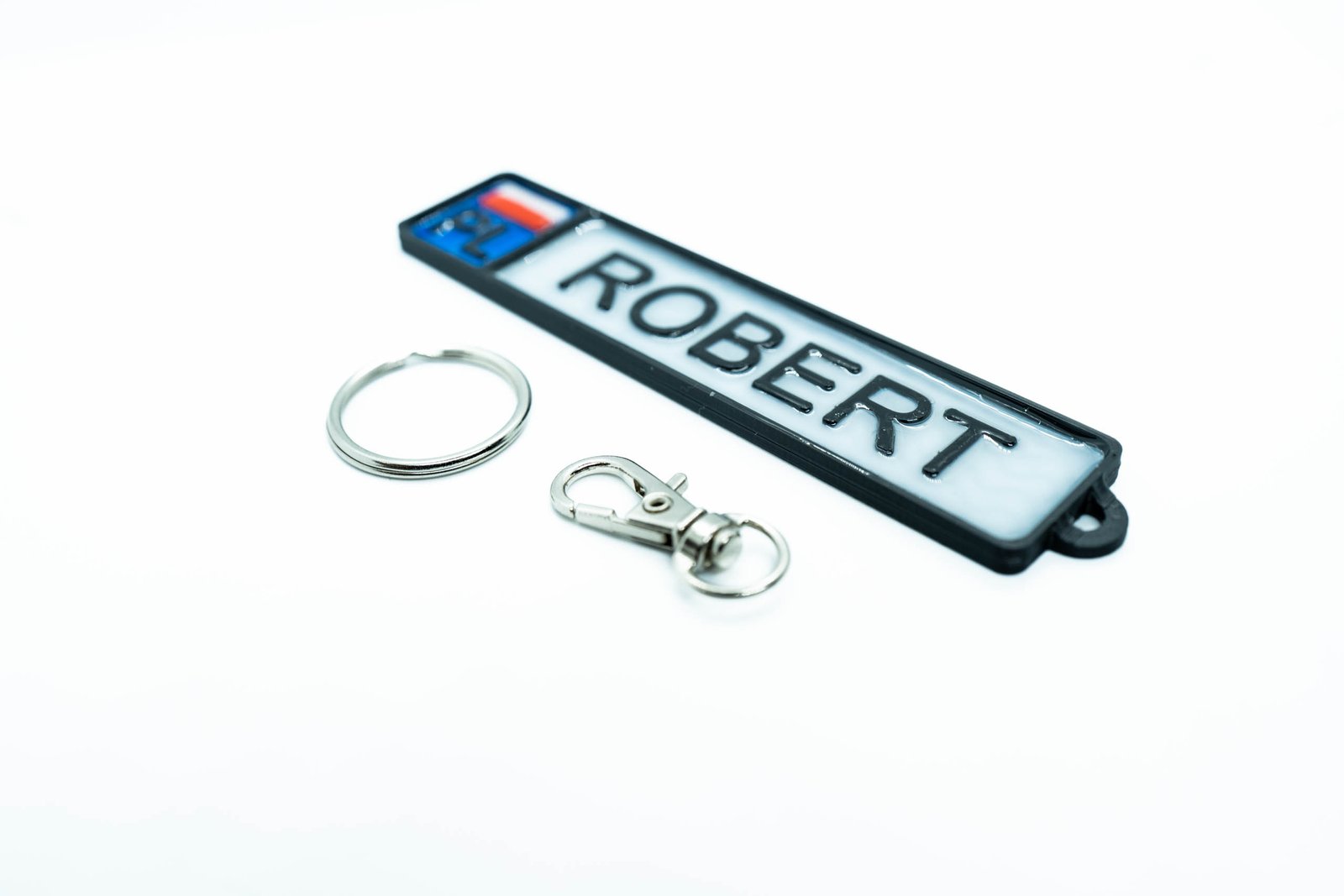Personalizowany brelok | Tablica rejestracyjna | Druk 3D + Żywica UV - obrazek 7